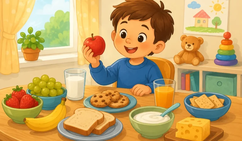Snack Time in Dutch: Food Words Kids Learn First